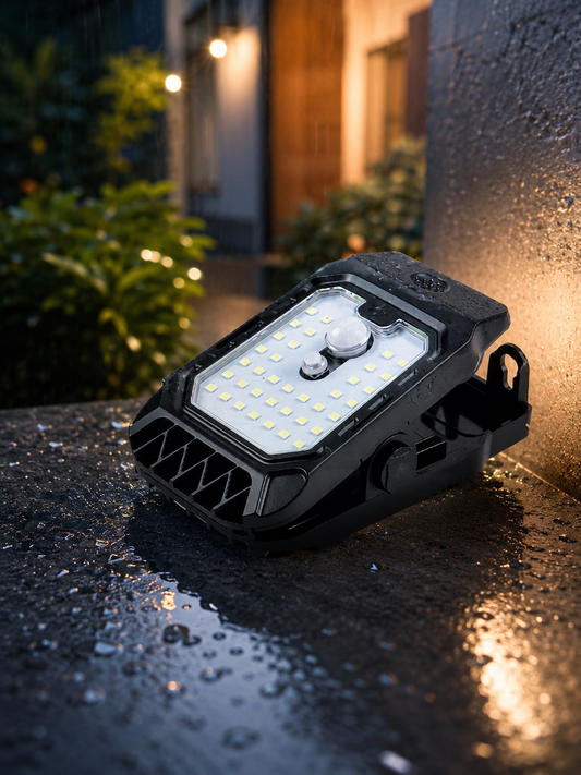 2x1 🎁 Lampara Solar Con Clip Sensor